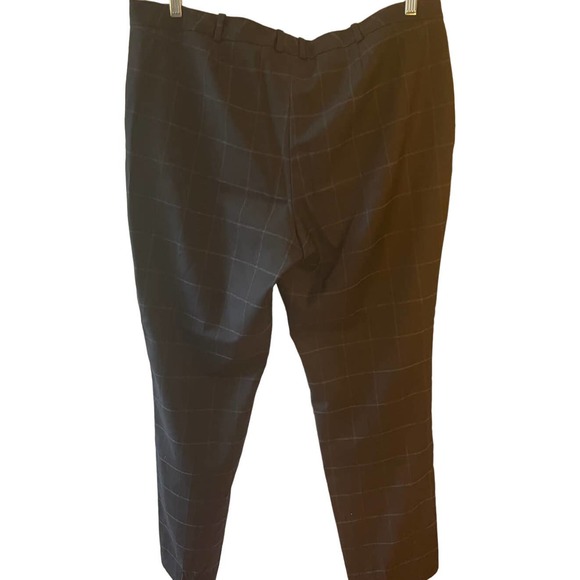 Hugo Boss Pants - *HUGO BOSS Black with Gray Stripes Dress Pants Size 14